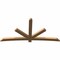Ekena Millwork Alberta Timber Gable Bracket, Western Red Cedar, 108"W x 54"H x 3 1/2"D x 5 1/2"F, 12/12 Pitch GBW108X54X0406ALB00SWR - alternate 5